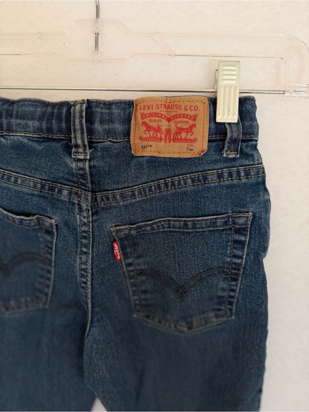Boy's 511 Levi's Blue Denim Jeans